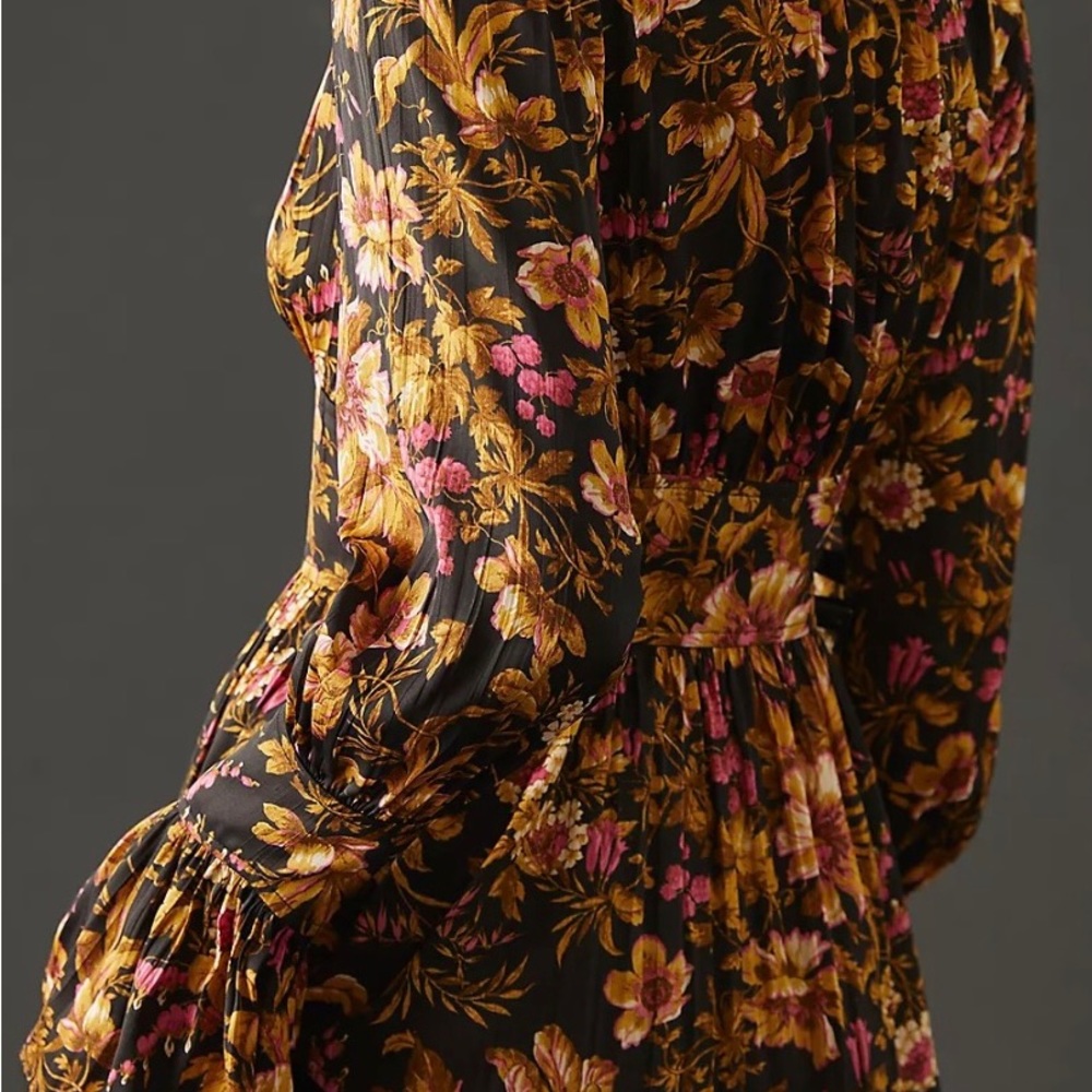 Anthropologie Deep V Tunic Medium - Picture 2 of 2